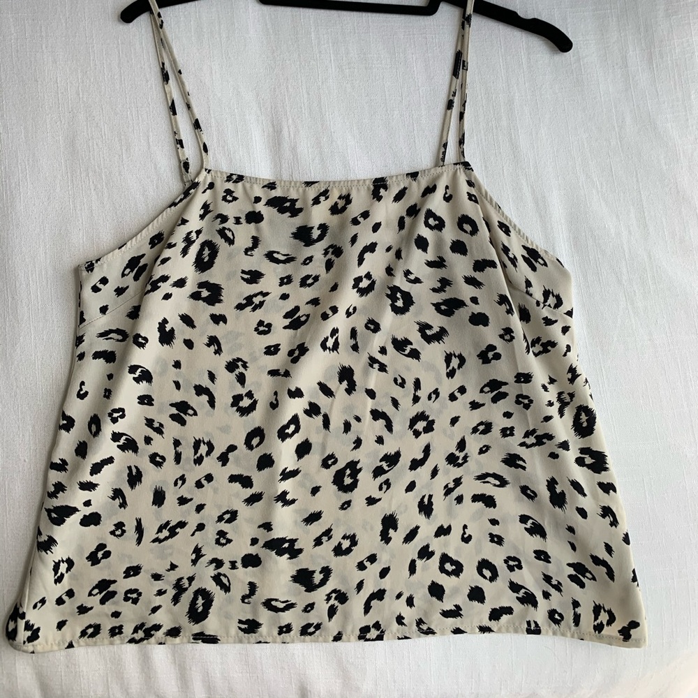 silk cheetah top
